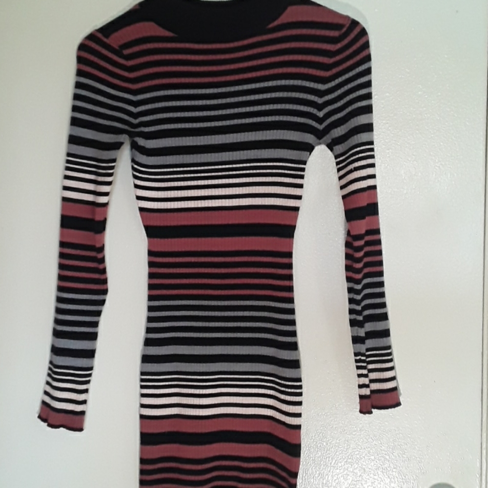 A dressy turtleneck dress